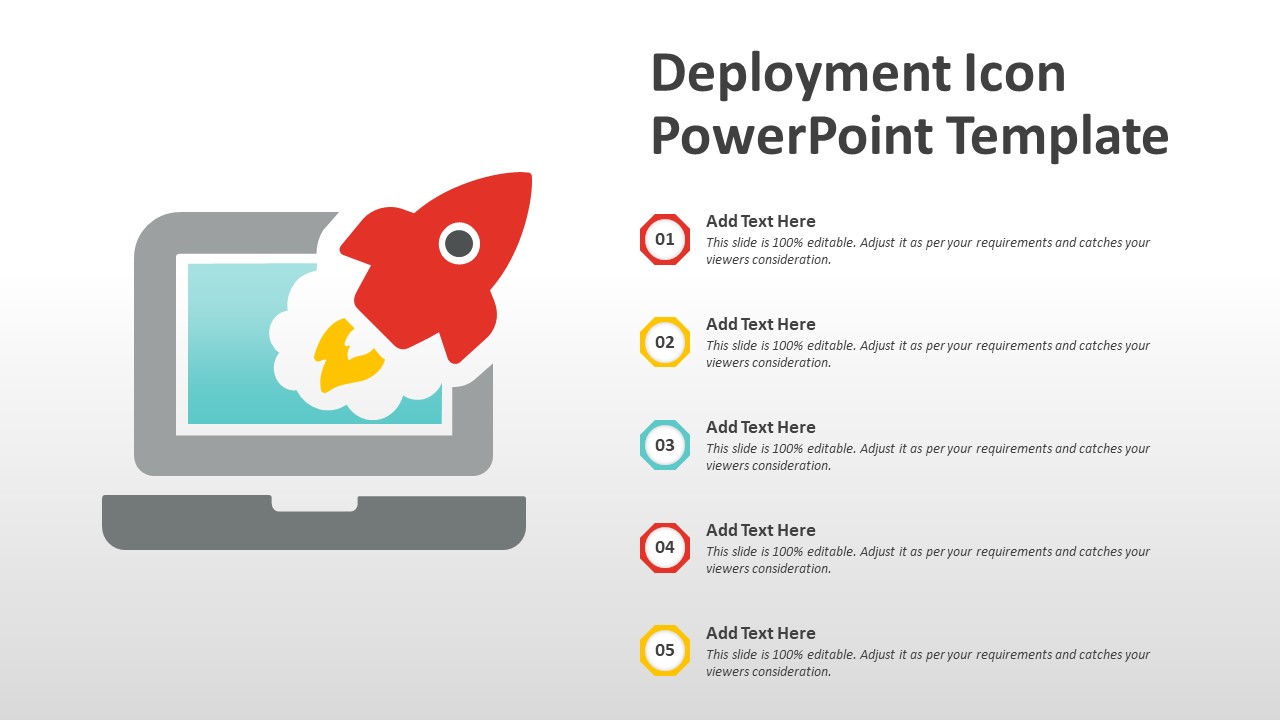 Deployment Icon PowerPoint Template | PPT Templates
