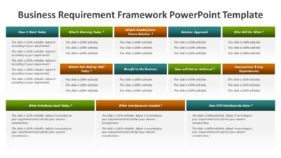 Business Requirement Framework PowerPoint Template