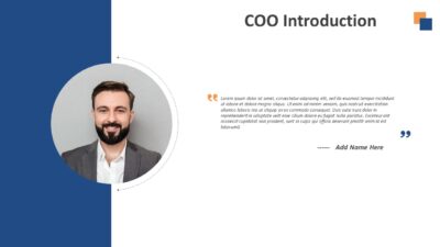 COO Introduction PowerPoint Template