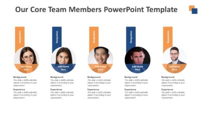 Our Core Team Members PowerPoint Template