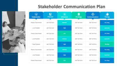 Stakeholder Communication Plan PowerPoint Template