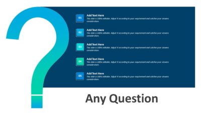 Any Question PowerPoint Presentation Sample