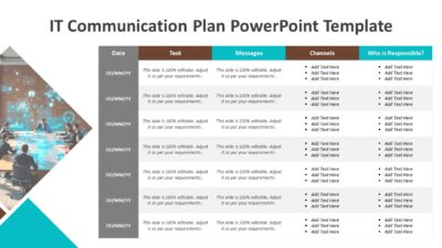 IT Communication Plan PowerPoint Template
