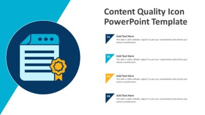 Content Quality Icon PowerPoint Template