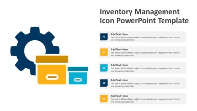 Inventory Management Icon PowerPoint Template