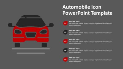 Automobile Icon PowerPoint Template