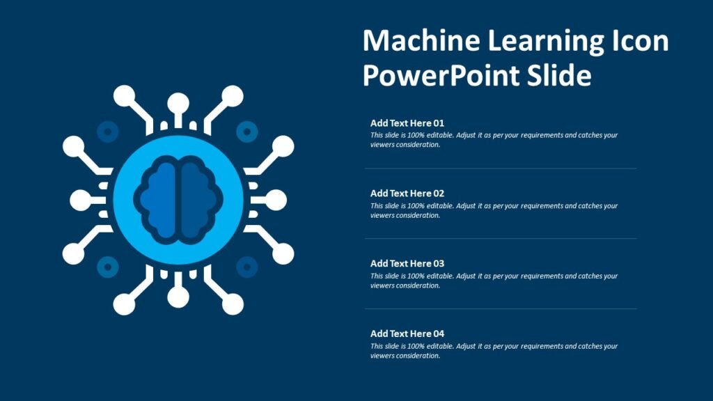 Machine Learning Icon PowerPoint Slide | PPT Templates
