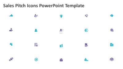 Sales Pitch Icons PowerPoint Template