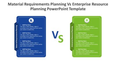Material Requirements Planning Vs Enterprise Resource Planning PowerPoint Template