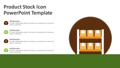 Product Stock Icon PowerPoint Template