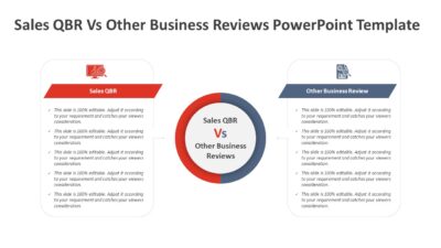 Sales QBR Vs Other Business Reviews PowerPoint Template