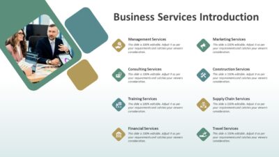 Business Services Introduction PowerPoint Slide