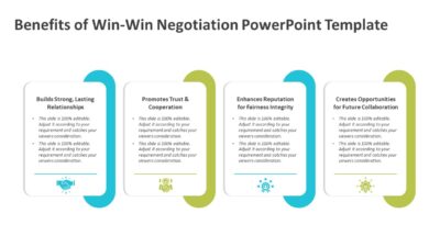 Benefits of Win-Win Negotiation PowerPoint Template