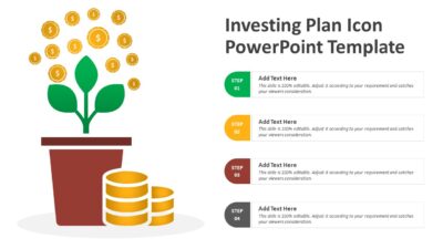 Investing Plan Icon PowerPoint Template
