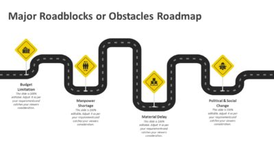Major Roadblocks or Obstacles Roadmap Presentation Template