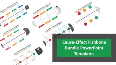 Cause-Effect Fishbone Bundle PowerPoint Templates