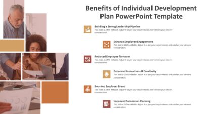 Benefits of Individual Development Plan PowerPoint Template