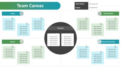 Team Canvas PowerPoint Template