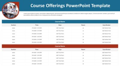 Course Offerings PowerPoint Template