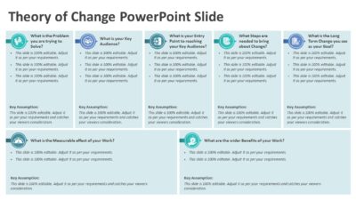 Theory of Change PowerPoint Slide
