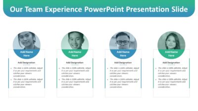 Our Team Experience PowerPoint Presentation Slide