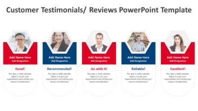 Customer Testimonials Reviews PowerPoint Template