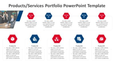 Products Services Portfolio PowerPoint Template