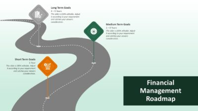 Financial Management Roadmap PowerPoint Template