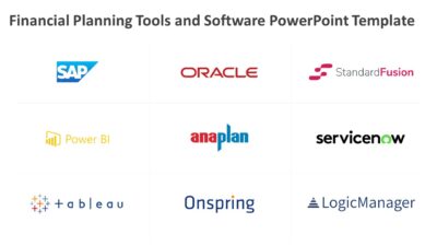 Financial Planning Tools and Software PowerPoint Template