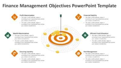 Finance Management Objectives PowerPoint Template