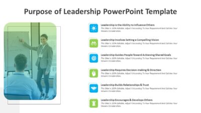 Purpose of Leadership PowerPoint Template