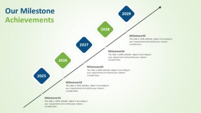 Our Milestone Achievements PowerPoint Template