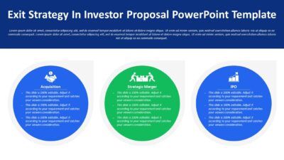 Exit Strategy In Investor Proposal PowerPoint Template