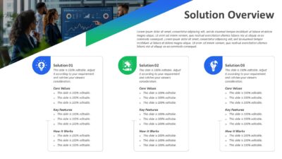 Solution Overview PowerPoint Template