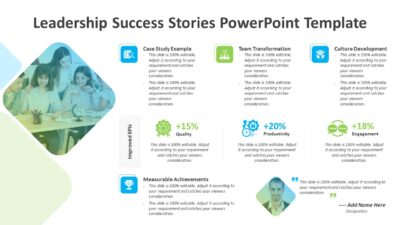 Leadership Success Stories PowerPoint Template