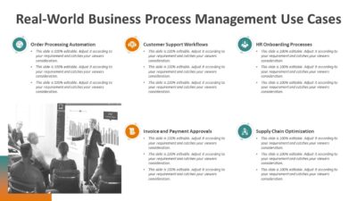 Real-World Business Process Management Use Cases PowerPoint Template
