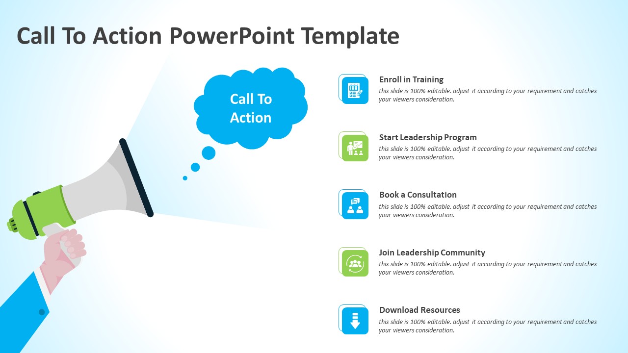 Call To Action PowerPoint Template