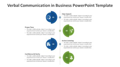 Verbal Communication in Business PowerPoint Template