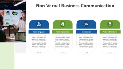 Non-Verbal Business Communication PowerPoint Template