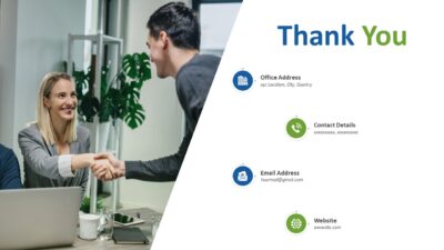 Professional Thank You PowerPoint Slide