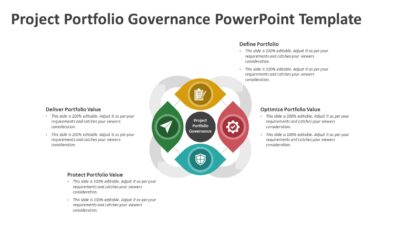 Project Portfolio Governance PowerPoint Template for Portfolio Alignment