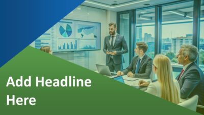 Title Layout PowerPoint Template for Business Pitches