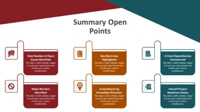 Summary Open Points PowerPoint Template