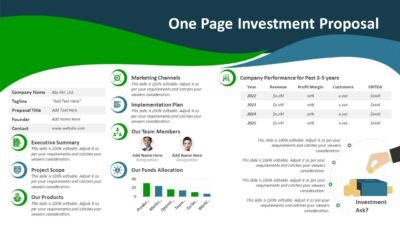 One Page Investment Proposal