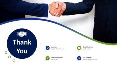 Professional Thank You Slide